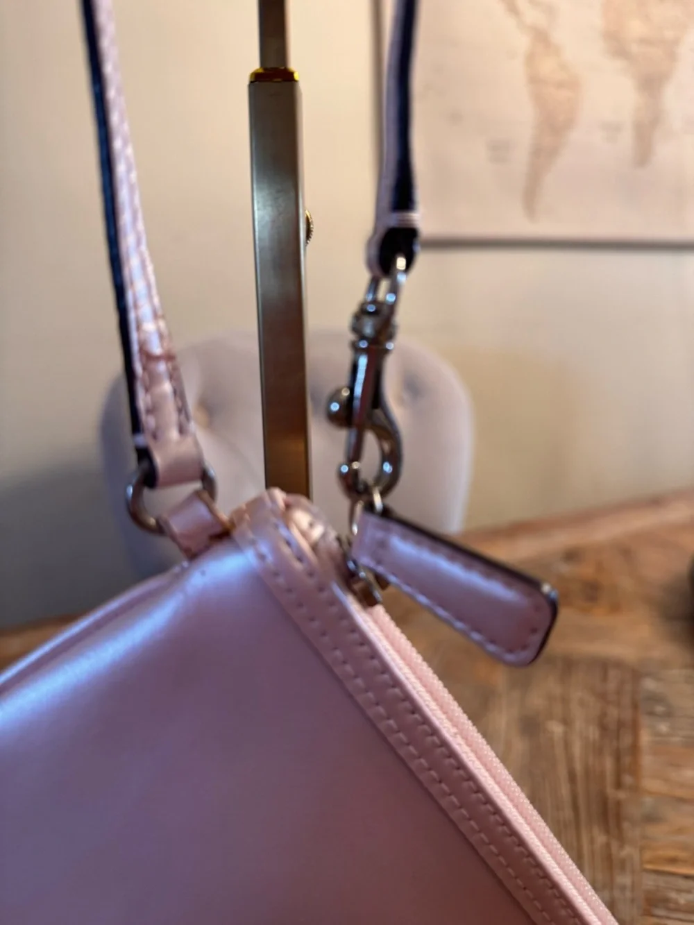 Coach Storybook Leather Wristlet - Picture 3 of 13